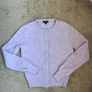 Jcrew lavender cardigan XS